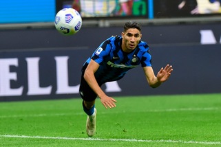 Inter, grandi notizie: tampone di Hakimi negativo