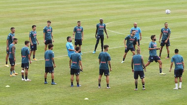 Napoli, ultimo allenamento per la sfida contro il Benevento