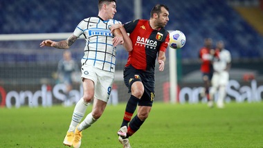 Genoa-Inter 0-2, il tabellino