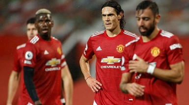 United-Chelsea senza reti: Pogba e Cavani entrano nella ripresa. Il City frena, vince il Liverpool