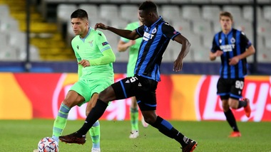 Bruges-Lazio 1-1, Vanaken risponde a Correa