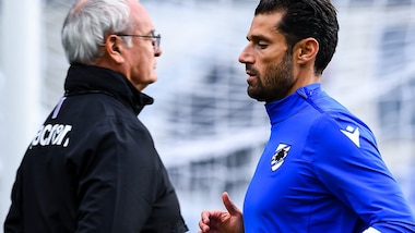 Sampdoria, Candreva al lavoro: prova il recupero per derby