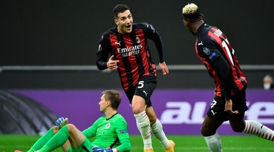 Milan-Sparta Praga 3-0: Diaz-Leao-Dalot in gol, Pioli vola in vetta al girone