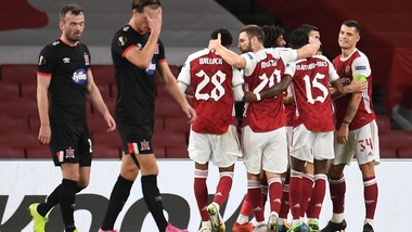 Europa League: l'Arsenal va, ko il Tottenham di Mourinho. Vince il Leicester, pari tra Lille e Celtic