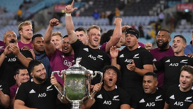 Bledisloe Cup, gli All Blacks battono l'Australia per 43-5