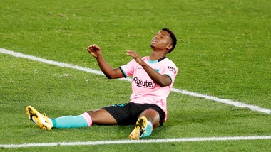 Barcellona, Ansu Fati ko: salta la Juve in Champions