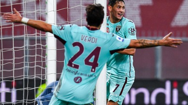 Genoa-Torino, intervallo: Lukic ancora a segno