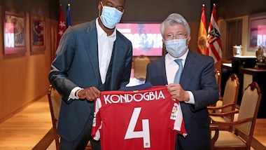 Kondogbia si presenta all'Atletico Madrid