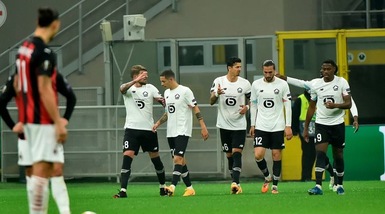 Milan-Lilla 0-3: tripletta di Yazici, Pioli perde la vetta del girone di Europa League