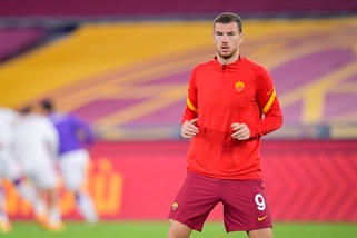 Roma, Dzeko è positivo al Coronavirus