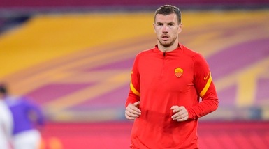 Roma, Dzeko è positivo al Coronavirus
