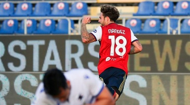 Cagliari-Sampdoria 2-0: Joao Pedro di rigore, poi Nandez