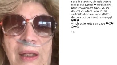 Coronavirus, Iva Zanicchi ricoverata in ospedale