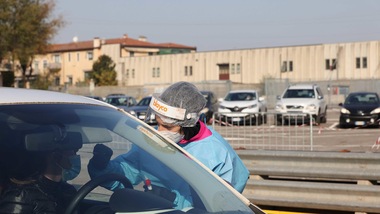 Juventus Stadium: tamponi rapidi nel parcheggio auto