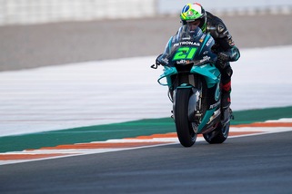 Gp Valencia: Morbidelli il più veloce nel warm up, Valentino Rossi quindicesimo