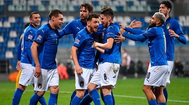 Italia-Polonia 2-0: Jorginho e Berardi, Mancini vola primo