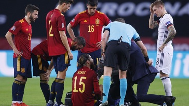 Real Madrid, Sergio Ramos ko: salterà l'Inter in Champions