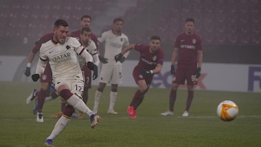 Cluj-Roma 0-2, il tabellino