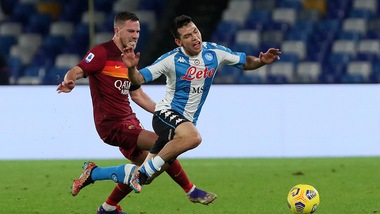 Napoli-Roma 4-0, il tabellino