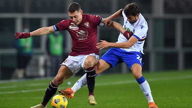 Torino-Sampdoria 2-2, il tabellino