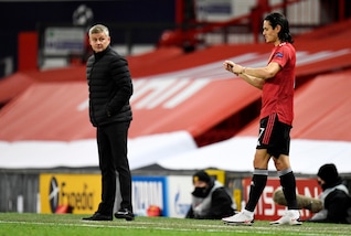 Solskjaer avverte Cavani: "Deve essere sempre pronto. Impari da me"