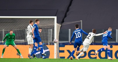 Juventus-Dynamo 1-0, dopo 45': Chiesa gol, Ronaldo traversa