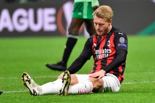Milan, si ferma Kjaer: lesione muscolare alla coscia