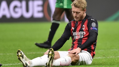 Milan, si ferma Kjaer: lesione muscolare alla coscia
