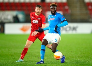 Az Alkmaar-Napoli 1-1, il tabellino