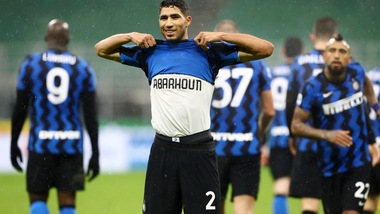 Hakimi show, Lukaku segna sempre: l'Inter batte il Bologna