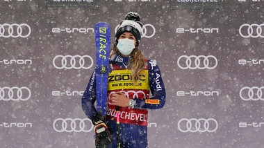 Courchevel, Bassino: "Giornata difficile ma atteggiamento vincente"