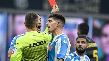 Insigne salterà Lazio-Napoli. Un turno di squalifica anche per Singo