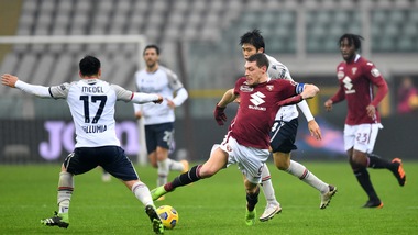 Torino-Bologna 1-1, il tabellino