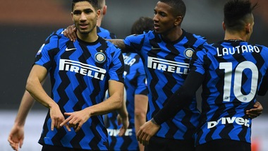 Hakimi e Lukaku in gol, l’Inter tiene la scia del Milan