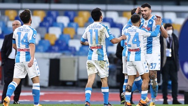 Ricorso Juve-Napoli, i giocatori di Gattuso esultano nello spogliatoio