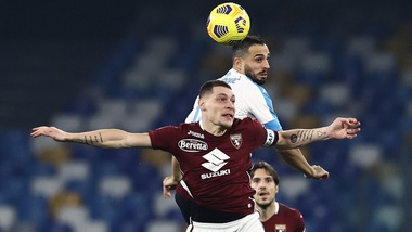 Napoli-Torino 1-1, il tabellino