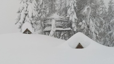 Dolomiti, da 30 anni mai così tanta neve