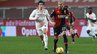 Genoa, lesione muscolare per Sturaro