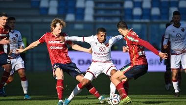 Reggiana-Reggina 0-1: rosso a Stavropoulos, poi il gol di Bellomo