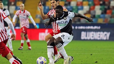 Udinese, allenamento in gruppo per Makengo