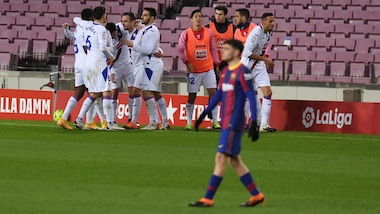 Liga, altro passo falso del Barcellona: senza Messi, 1-1 con l'Eibar