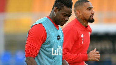 Monza, stop Balotelli: stiramento ai flessori