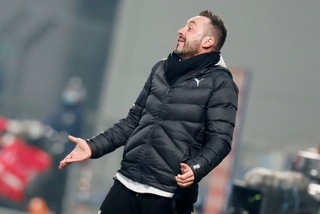 Sassuolo, De Zerbi: "Abbiamo pagato l'inferiorità numerica"