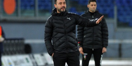 Sassuolo, De Zerbi: "Cagliari avversario difficile. Di Francesco? Lo stimo"