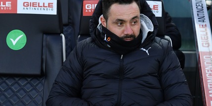 Sassuolo, De Zerbi: "Nessuno si prende responsabilità, tranne Berardi"