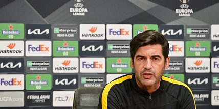 Roma, Fonseca: "Ajax, che attacco. Dzeko gioca"