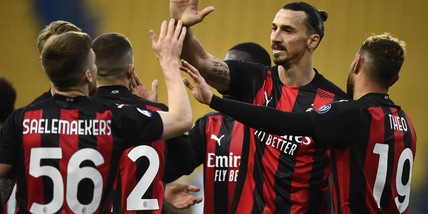 Parma-Milan 1-3: Ibrahimovic espulso, ma Pioli sbanca il Tardini