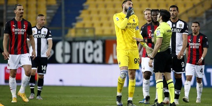 Ibrahimovic espulso in Parma-Milan: ecco cosa è accaduto
