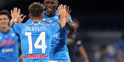Napoli, verso l'Inter con il dubbio Osimhen-Mertens