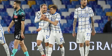 Conte salvato da Eriksen! Napoli-Inter finisce 1-1
